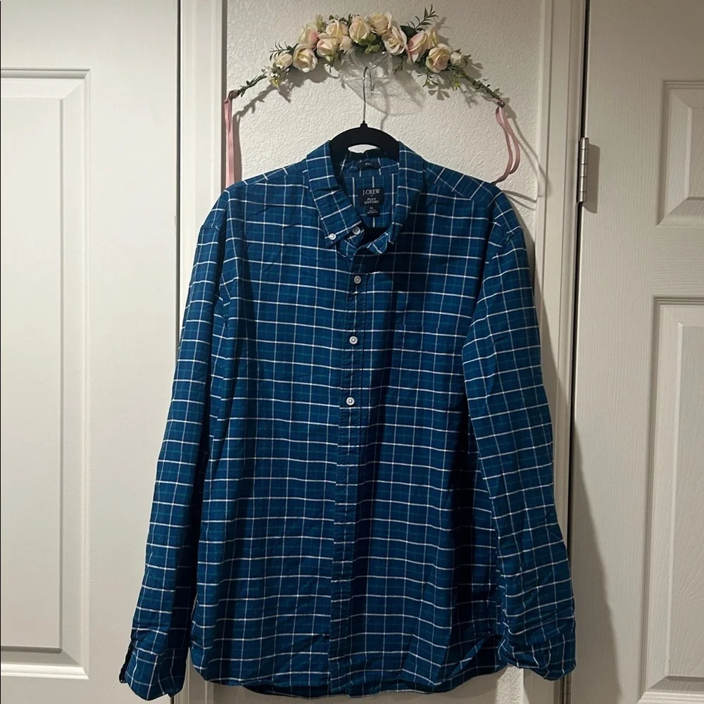 J. Crew Men's Flex Oxford Button Down Shirt